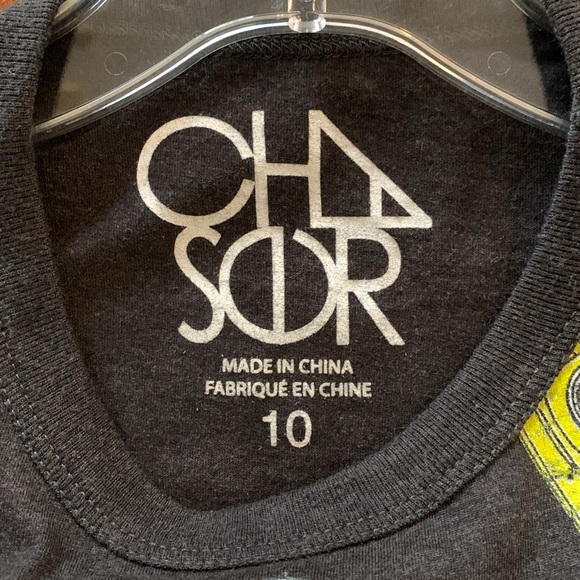 Boys Chaser Brand Black T-Shirt with colorful pick up truck Print - Picture 3 of 6